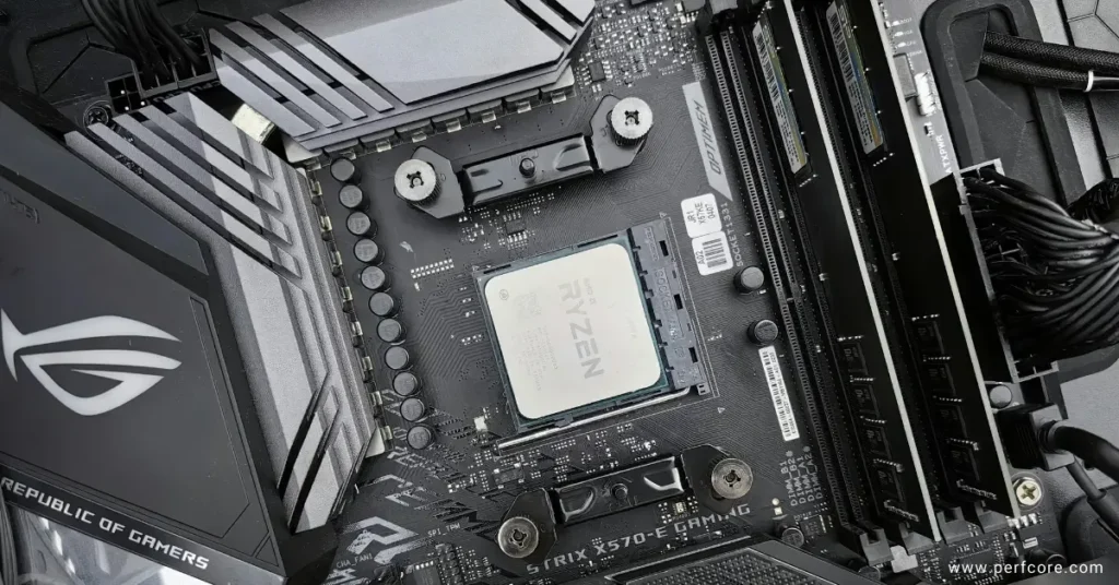 installing cpu on motherboard during pc build