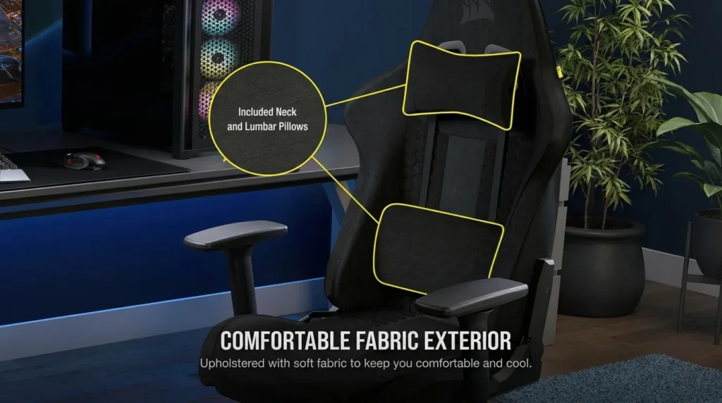 Corsair TC100 Relaxed gaming chai
