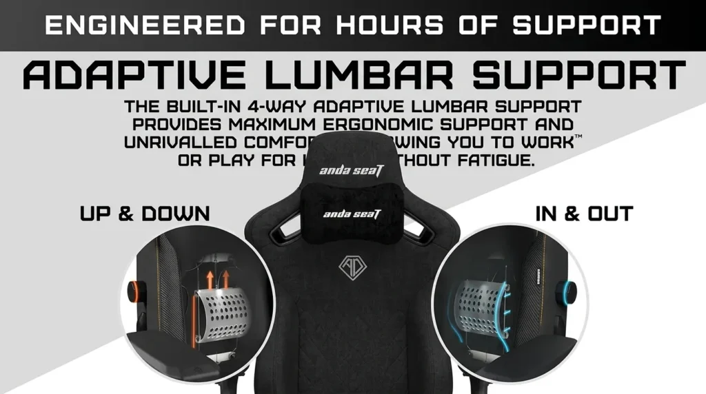 Lumbar support and ergonomics