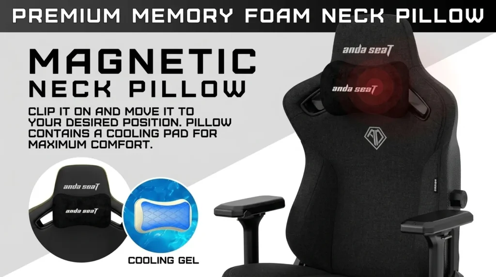 The magnetic headrest pillow