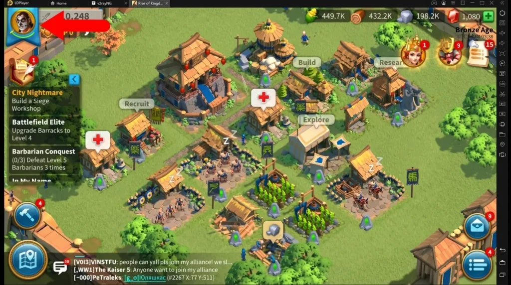LDPlayer is another lightweight emulator option for Rise of Kingdoms players.