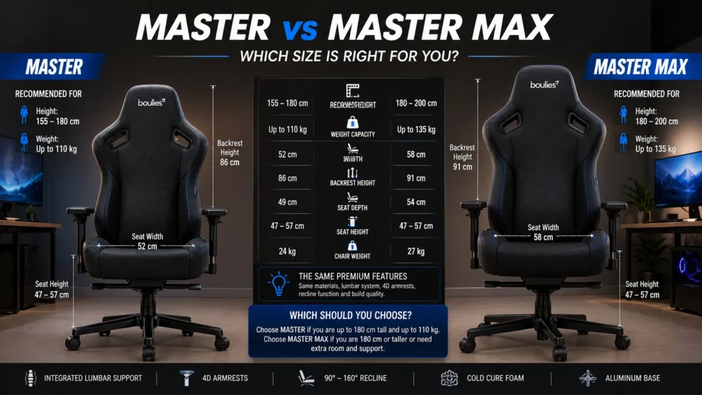 Master vs Master Max