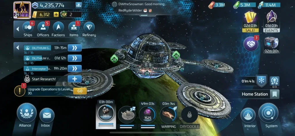 Peace Shield protection in Star Trek Fleet Command