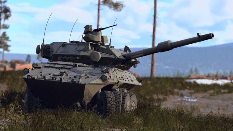 War Thunder Review 2026 , 2,500 Vehicles, One Honest Verdict 1 Official Steam gameplay screenshot showing combined arms tank aircraft combat in War Thunder PC and Mac review
