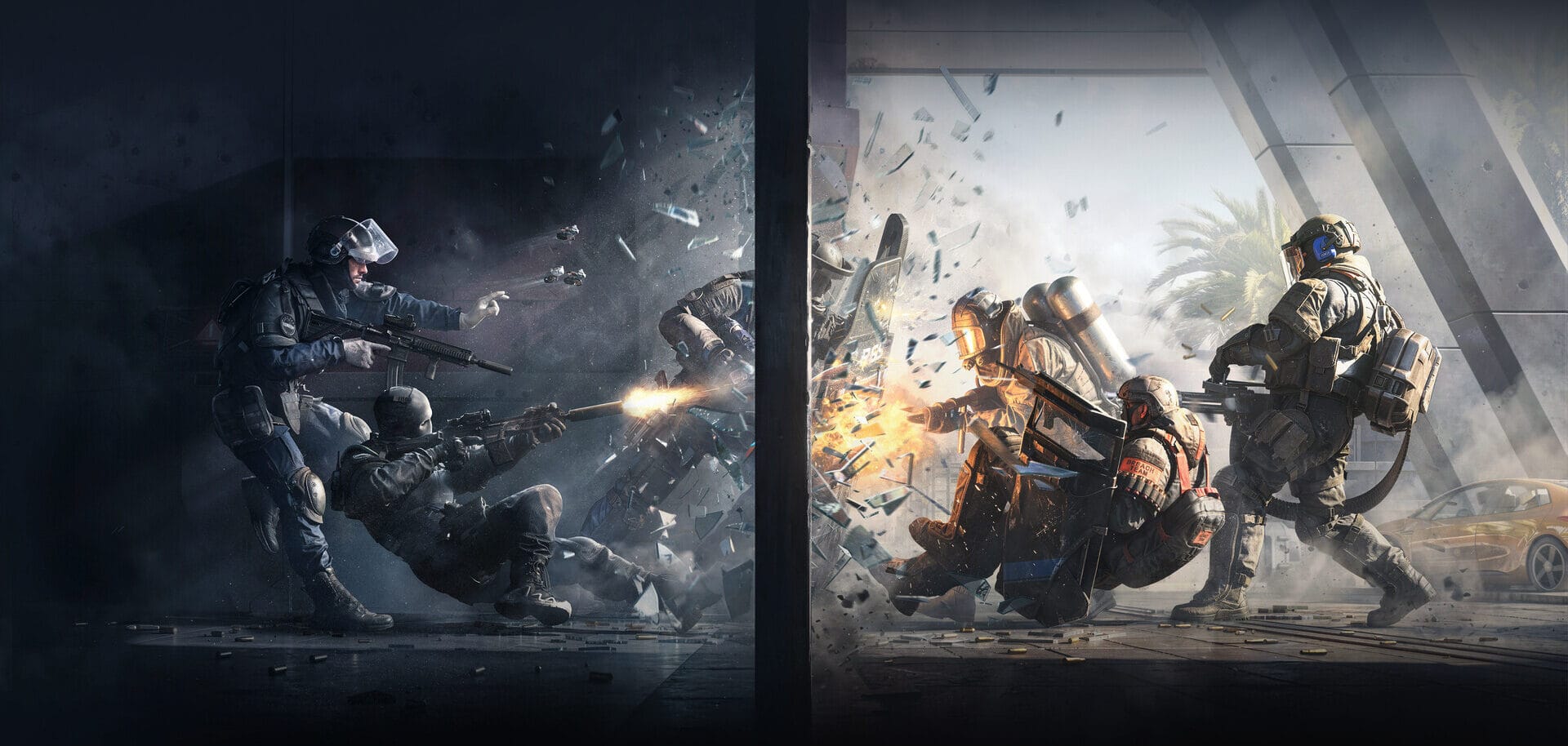 Delta Force in-game graphical effects and visual clarity comparison on Windows