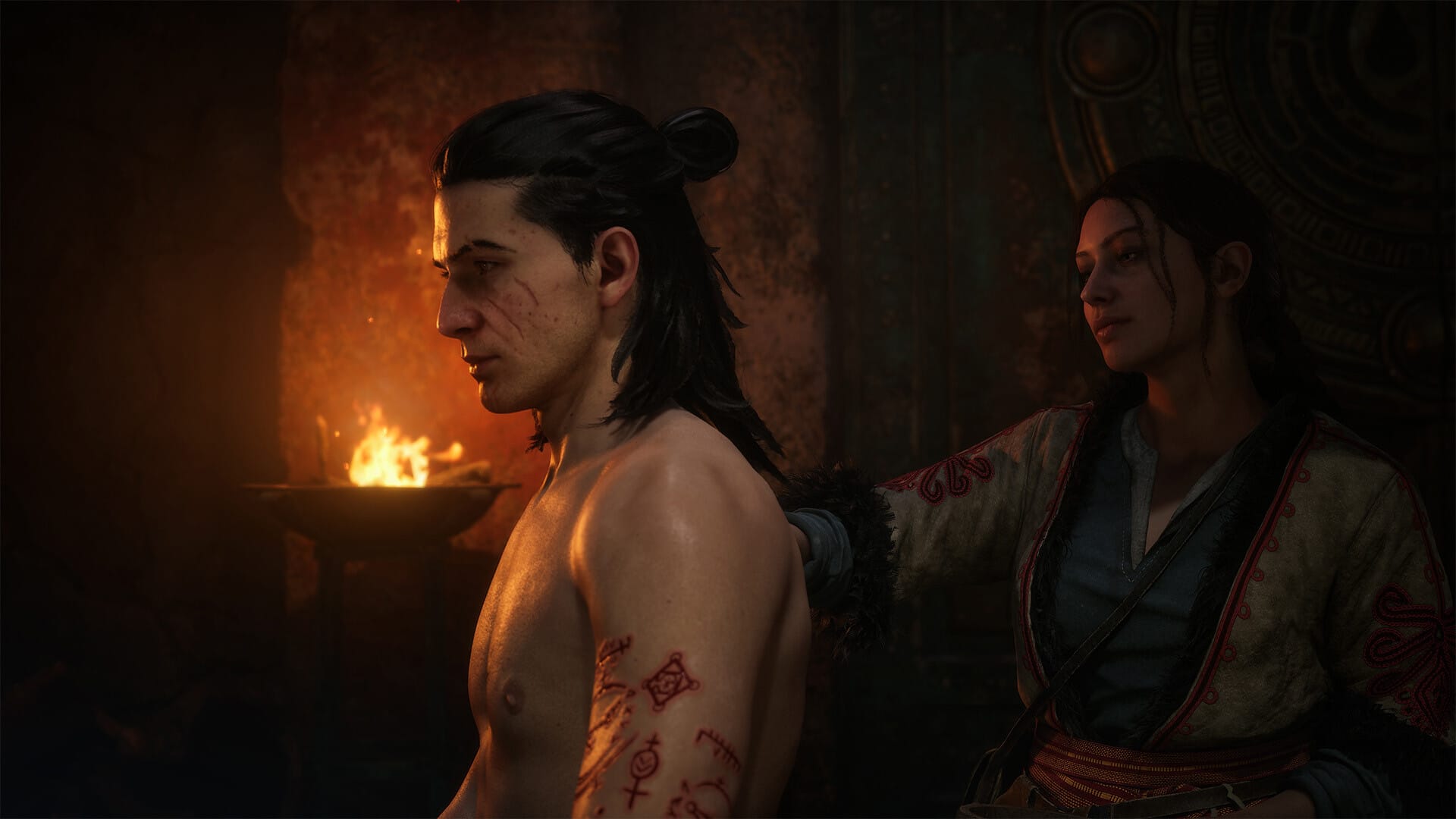 In-game gameplay screenshot of supernatural vampire combat and abilities at night in The Blood of Dawnwalker PC