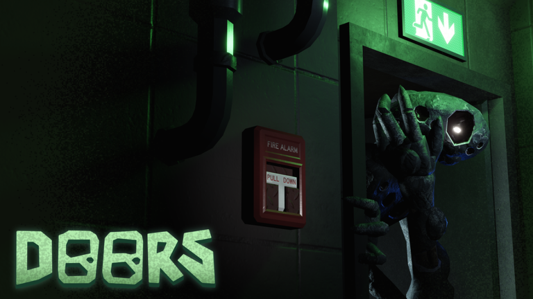 Roblox PC atmospheric lighting and acoustic audio simulation in Doors